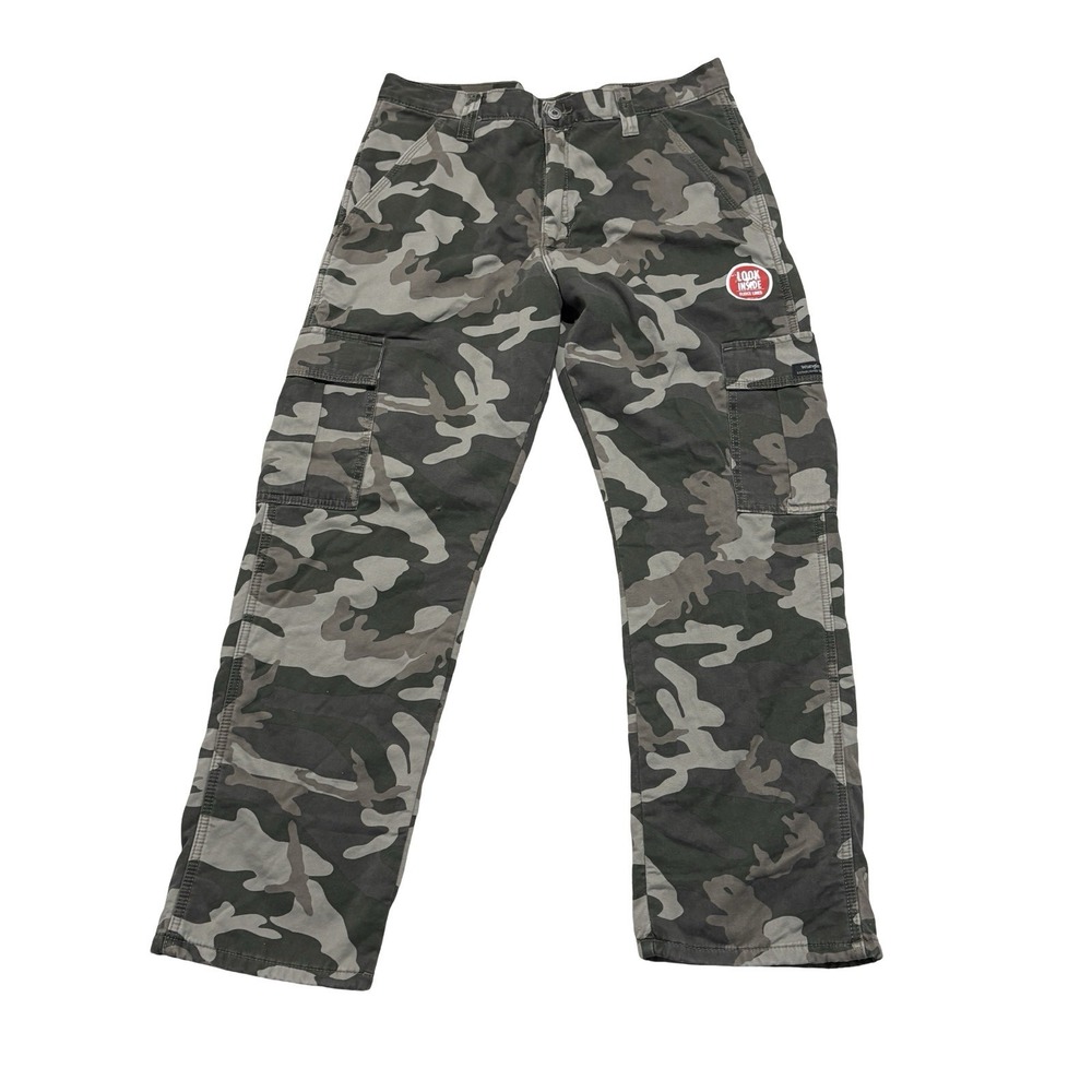 NWOT Wrangler Men's 32X30 Camo Fleece Lined Relaxed Fit Cargo Pants